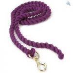 Shires Plain Headcollar Lead Rope – Colour: Purple