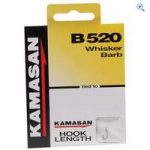 Kamasan B520 Whisker Barb Hook to Nylon, Size 20, pack of 8