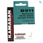 Kamasan B911 Barbless Heavy Hook To Nylon, Size 10, pack of 10