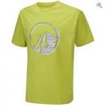North Ridge Embroidery Men’s Tee – Size: S – Colour: LIME GREEN