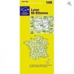 IGN Maps ‘TOP 100’ Series: 149 Lyon / St-Etienne Folded Map