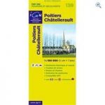 IGN Maps ‘TOP 100’ Series: 139 Poitiers / Chatellerault Folded Map