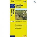 IGN Maps ‘TOP 100’ Series: 141 Moulins / Vichy Folded Map