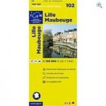 IGN Maps ‘TOP 100’ Series: 102 Lille / Maubeuge Folded Map