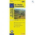 IGN Maps ‘TOP 100’ Series: 120 St-Dizier / Chaumont Folded Map