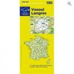 IGN Maps ‘TOP 100’ Series: 130 Vesoul / Langres Folded Map