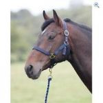 Shires Wessex Headcollar and Lead Rope Set – Size: COB – Colour: Navy