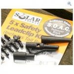Solar Safety Leadclip Kit with Tail Rubbers, Black – Colour: Black