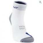 Hilly TwinSkin Anklet Running Socks – Size: S – Colour: WHIT-GREY-BLUE
