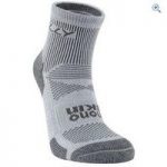 Hilly MonoSkin Padded Anklet Running Socks – Size: L – Colour: GREY-WHITE