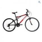 Compass 55 Degree North Steel Full Suspension Mountain Bike – Size: 20 – Colour: Black / Red