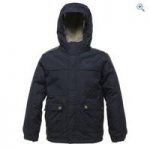 Regatta Mudslide Waterproof Kid’s Jacket – Size: 7-8 – Colour: Navy