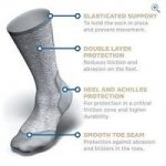 Hi Gear Men’s Double Layer Walking Socks – Size: XS – Colour: Charcoal
