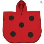 LittleLife Animal Poncho Towel – Ladybird – Colour: Red