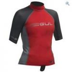 Gul Junior Short Sleeve Rashguard – Size: XL – Colour: Red And Grey