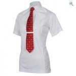 Shires Maids Short Sleeve Children’s Tie Shirt – Size: L – Colour: White