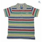 Trespass Grover Boy’s Polo – Size: 7-8 – Colour: GREY MARL