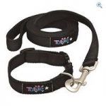 Tottie Dog Collar and Lead Set – Size: M – Colour: Black