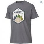 Marmot Men’s Badge Tee SS – Size: XL – Colour: Charcoal