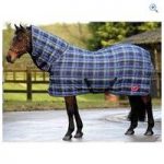 Masta Quiltmasta 350 Check Fixed Neck Stable Rug – Size: 7 – Colour: Navy Check