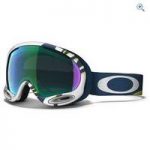 Oakley A Frame 2.0 Goggles (Lime-Blue/Jade Iridium) – Colour: LIME-BLUE-SMOKE