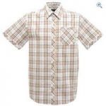 Regatta Deakin Men’s Short-Sleeved Shirt – Size: XL – Colour: NUTMEG CREAM