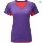 Ronhill Aspiration S/S Women’s Running Top – Size: 8 – Colour: ROYAL PURPLE