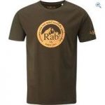 Rab Graphic Men’s Tee – Size: S – Colour: Chocolate Brown