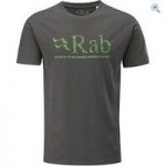 Rab Graphic Men’s Tee – Size: XL – Colour: Anthracite Grey