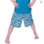Trespass Boys’ Dangelo Shorts – Size: 3-4 – Colour: MARINE PRINT