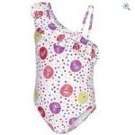 Trespass Girls’ Glowing Swimsuit – Size: 3-4 – Colour: White
