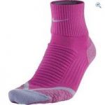 Nike Elite Running Cushion Quarter Socks – Size: 6-7.5 – Colour: Pink