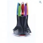 Hi Gear 5 Piece Utensil Set with Grater – Colour: Assorted