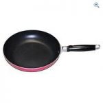 Quest Non Stick Frying Pan (20cm, Red) – Colour: Red