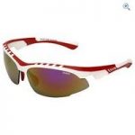 Sinner Crane Sunglasses (White/Red Revo) – Colour: WHITE-RED
