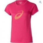 Asics Women’s Graphic Running T-Shirt – Size: L – Colour: PINK GLOW