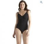 Speedo Women’s Speedosculpture Watergem Adjustable Swimsuit – Size: 44 – Colour: Black