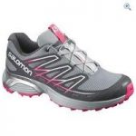 Salomon Wings Flyte Women’s Trail Running Shoe – Size: 4 – Colour: Grey Pink