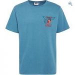 Weird Fish Aerofish T-Shirt – Size: S – Colour: ADRIATIC BLUE
