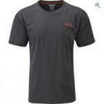 Rab Men’s Stance Tee – Size: XL – Colour: Anthracite Grey