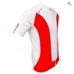 Polaris Mini Strike Kids’ Cycling Jersey – Size: S – Colour: RED-WHITE