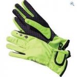Harry Hall DWR Softshell Reflective Gloves – Size: M – Colour: Fluo Yellow