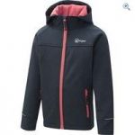 Hi Gear Switch Children’s Softshell Hoody – Size: 7-8 – Colour: BLCK IRS- CORAL