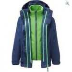 Hi Gear Trent II Kids’ 3-in-1 Jacket – Size: 2 – Colour: NVY-BRIGHT GRN