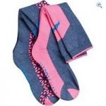 Harry Hall Women’s Half Terry Knee Socks (2 pair pack) – Colour: Navy-Pink