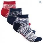 Animal Flo Kaya Women’s Socks (3 Pair Pack) – Colour: MIDNIGHT BLUE