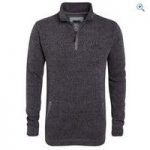 Weird Fish Tutor Plain 1/4 Zip Soft Knit Fleece Sweatshirt – Size: XXL – Colour: FROST GREY
