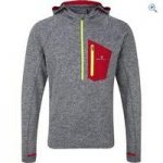 Ronhill Advance Victory Hoodie – Size: L – Colour: GREY MARL-RED