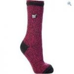 Heat Holders Ladies’ Twist Socks – Colour: CHAR-RASP