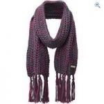 Hi Gear Harridge Textured Knit Tassel Scarf – Colour: POMEGRANITE